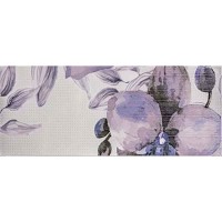 SET DECOR VIOLA FLOWERS LILA 60x50 2462