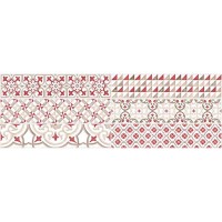FAENZA PRINT RED 25.5x75.5 4754 FAENZA PRINT RED 25.5x75.5 4754