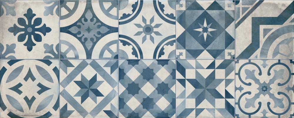 DECOR MONTBLANC BLUE BRILLO 20x50