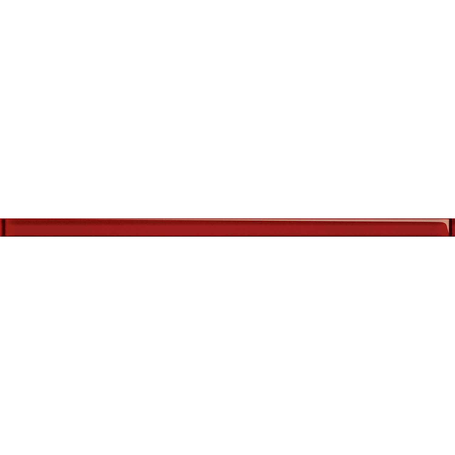 GLASS RED BORDER 3x75 ND017-001