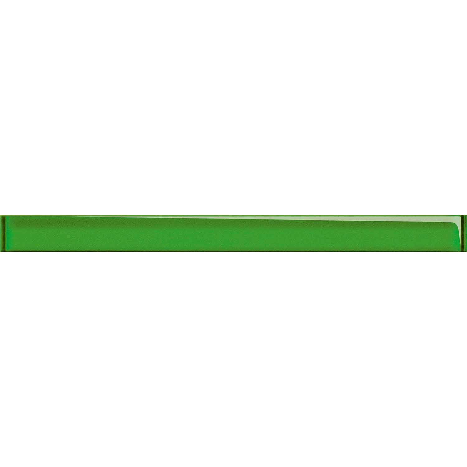 GLASS LIGHT GREEN BORDER NEW 4.8X60 OD660-003