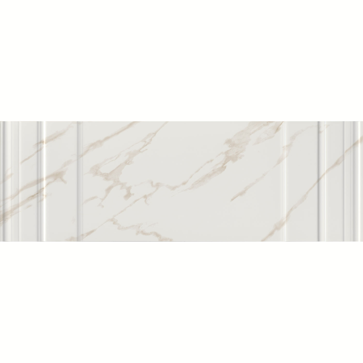 CALACATTA WHITE BOSERIE RECTIFIED 30x90